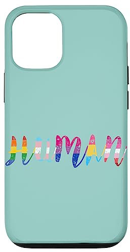 Human LGBTQ Pride Mintgrün Hülle für iPhone 15