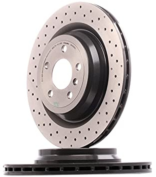 BREMBO 09.A959.21 2x Bremsscheiben Hinten Ø330mm gelocht/innenbel. Kompatibel mit MERCEDES-BENZ M-Klasse W166 1664230412 A1664230412