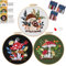 Smart-Feather 3 Sets Pilz-Stickset für Anfänger, Handstickerei-Kits für Erwachsene mit Reifen, DIY Kunstprojekt Bastelset (Pilz)