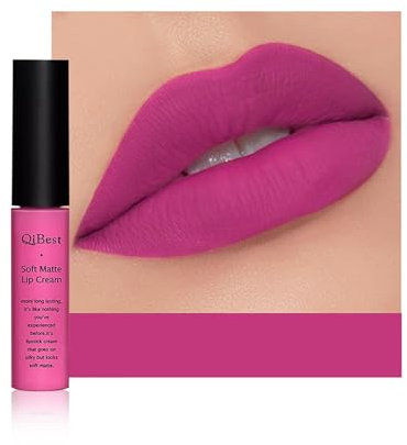 Anifer Velvet Matte Flüssiger Lippenstift Make-up, langanhaltend und wasserfest, haftet nicht am Becher, Lipgloss (Lila 619)