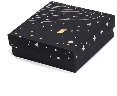 TOPPERFUN 10stücke Schmuck Aufbewahrungsbox Teilig Schwarze Karton Schmuckbox Für Ohrringe Ringe Halsketten Und Armbänder Stilvolles Design Für Und Organisation