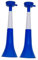 Trompetas Vuvuzela Dos cuerpos. Accesorio para fútbol y Celebraciones Deportivas. Bocina de Aire ruidosa para la animación Ideal para Transportar (Grecia, 2 Productos)