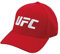 Concept One Unisex-Erwachsene UFC Baseball Hat, 6 Panel Adult Flex Fit Active Sport Cap with Curved Brim Baseballkappe, Rot/Ausflug, einfarbig (Getaway Solids), Einheitsgre