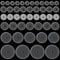 Prebarfun 120 PCS Clear Piercing Disc for Piercing Bump, 14/12/9/7/5mm Silicone Earring Backs Stopper, Pressure Earrings for Keloids Healing Pads Button Kit