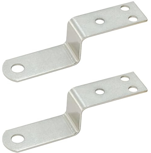 20 PCS Z-Shaped Shelf Brackets & Supports,Furniture Corner Brace Fasteners