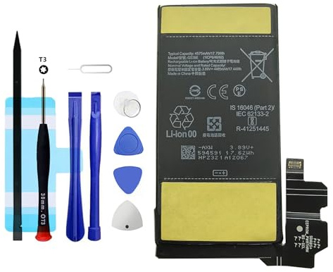 Vvuilsty GS35E Ersatzakku für Pixel 8 GKWS6 G9BQD, 0-Zyklen-Batterie kompatibel mit Google Pixel 8 GKWS6 G9BQD mit Reparaturwerkzeug-Kits