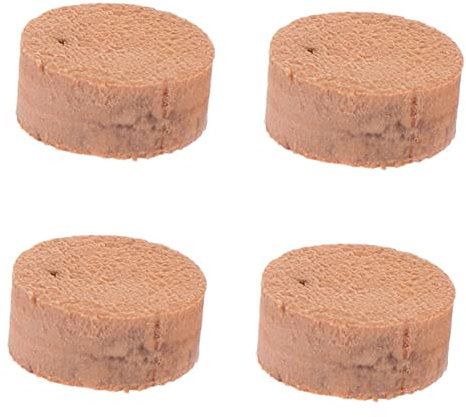 Abaodam 4stücke Teiliges Trombone Water Key Korkpads Aus Natürlichem Kork Langlebige Ersatzteile Für B-flat Und Tenor Posaune Schützen Instrument Passend Für Posaunen Khakifarbene Trombone