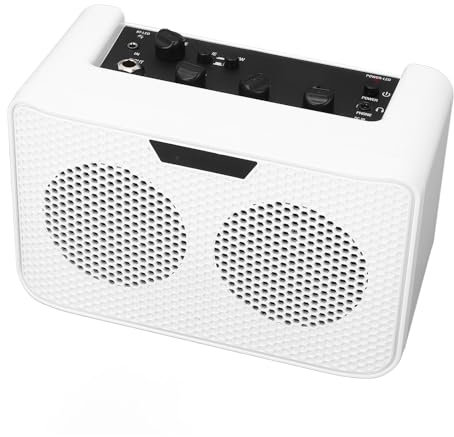 Amplificador de Guitarra Eléctrico 10W con Efectos de Retraso Jack de Auriculares de 3.5 Mm para Práctica de Guitarra