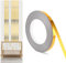 Anlising Nastro Decorativo Impermeabile Piastrelle, 2PCS Strisce Adesive Colore Oro, Invia Forbici Pieghevoli, 1CM x 5M, Oro Trim Stripes Strisce Adesive per Auto, per Pareti, Armadi, Pavimenti