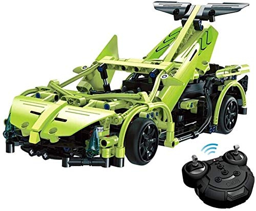 WYMYY Creative Model Kits Remote Control Car Electronics Kit Toys with Working Lights 2.4GHz Construction Kits Sets Build Your Own Radio Controlled Car Toys Kids Easter Gift