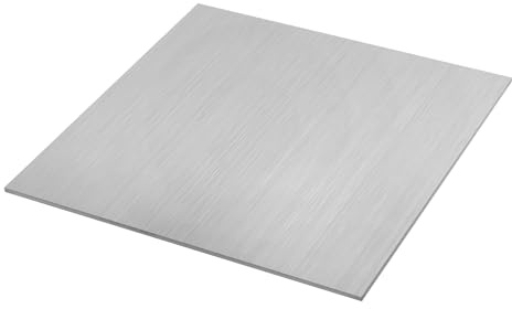 XRVRILE 1 unidad Chapa de acero inoxidable 304, 2 mm de grosor placa de acero inoxidable para corte soldadura grabado perforación y para manualidades（15 cm x 15 cm）