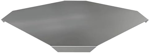 Alupedia Systems Kabelrinnendeckel Kreuzung 100x60 mm – Feuerverzinkter Stahl, 0,31 kg/m – Mit Seiten- & Bodenlochung, Robuste Abdeckung für Kabelrinne, Korrosionsbeständig (200 mm Breite)
