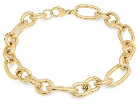 Tamaris Schmuck für Damen aus Edelstahl, Chunky Glieder Armbänder in elegantem & coolen Look, wasserfest