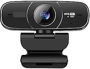 OutFyt 1080P HD USB AF Webcam 60FPS 78° Weitwinkel mit Mikrofon for Streaming-Gaming-Konferenz-PC for Konferenzen, Live-Streaming, Aufzeichnung, Stream Guard