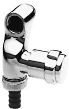 GROHE Original WAS Ventil 'Elektro' (Wandmontage, Rückflussverhinderer Typ EB, eigensicher gegen Rückfließen, langlebig), chrom, 41110000