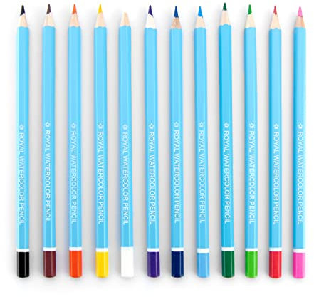 Royal & Langnickel Water Colour Pencils (12 Piece)