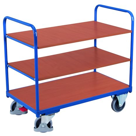 VARIOfit Etagenwagen niedrig 1.000 x 600 mm 3 Böden
