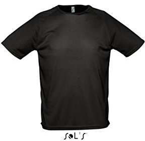 Sols - Raglan Sport T-Shirt M,Black