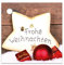 25er Pack Geschenkanhänger Frohe Weihnachten Stern ca. 55 x 55 mm, Anhänger, Weihnachtsanhänger, Geschenkkarte, Geschenkkärtchen, Anhängeetikett, Topper