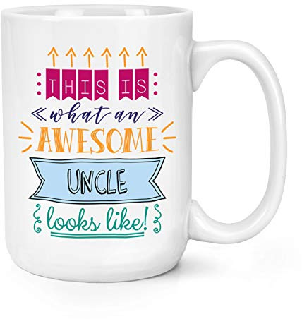 This is What an Awesome Uncle Looks Like 15oz Large Mug Cup