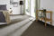 andiamo Teppichboden Izmir für Wohnzimmer und Kinderzimmer - Teppichboden Meterware zum Verlegen - Teppichbelag mit hoher Trittschalldämmung - weicher Teppichboden 400 x 300 cm Braun-Grau