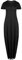 Fashion Star Women Italian Drape Cap Sleeve Baggy Maxi Dress Cap Sleeve Black S/M (UK 8/10)
