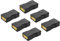 J&D 8K HDMI Coupler, 8K@60Hz/4K@120Hz HDMI 2.1 Female to Female Connector HDMI Extender, Support 3D, HDR, HDCP, ARC,Compatible with DVD, Blu-ray, TV, Laptop, PC, Monitor, 6 Pack