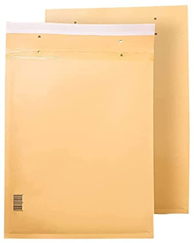 Gepolsterte Umschläge aus Polyethylen-Innenpolster, Farbe Braun, Versandtaschen mit Kapazität für Dokumente mit einer maximalen Fläche (10 Polsterumschläge, 100x165 mm)