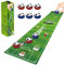 Lotvic Tabletop Game for Family Party, Tabletop Football Board Games, Tabletop Curling Game, Multifunction Table Shuffleboards, Family Indoor Interactive Game for Kids and Adults (Football)