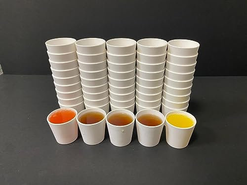 LimitX LIMEX Eco Shot Glasses - 50 Pack - 50 ml Reusable, Recyclable, shatterproof, Unbreakable, Limestone Based Shot Glasses - Stronger Than Plastic