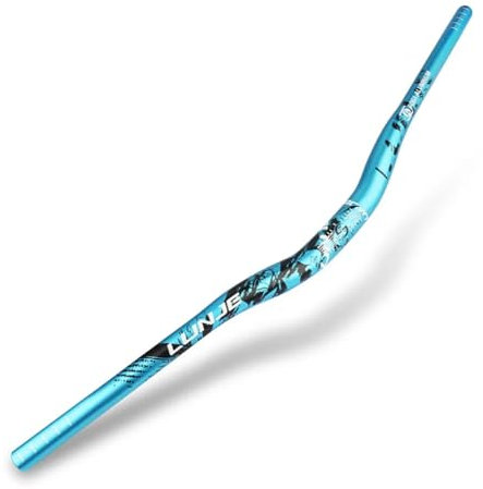 YLME MTB-Lenker, 31,8 * 720/780mm Aluminiumlegierung, Schwalbenform, für BMX MTB, Blau, 720mm