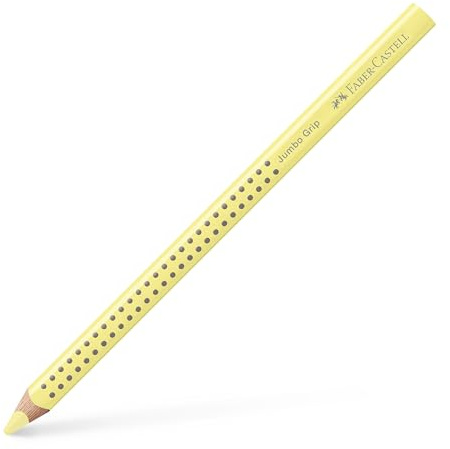 Faber-Castell 114806 Jumbo Grip Bleistift, Pastellgelb
