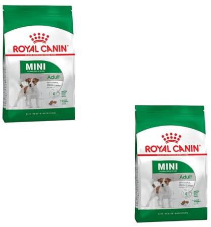 ROYAL CANIN Mini Adult | Doppelpack | 2 x 800 g | Trockennahrung für ausgewachsene kleine Hunde | Kann zur optimalen Versorgung Kleiner Hunderassen eingesetzt Werden | Mit EPA & DHA