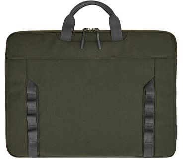 HP Funda modular para ordenador portátil de 15,6 pulgadas, impermeable, asas ocultas, correas extraíbles, múltiples compartimentos interiores, duradera, bolsa para ordenador portátil, color gris