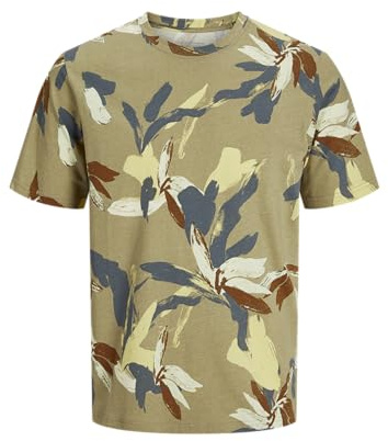 Jack & Jones Herren Jorvarenna AOP Tee Ss Crew Neck Jorvarenna AOP Tee Ss Crew Neck (1er Pack)