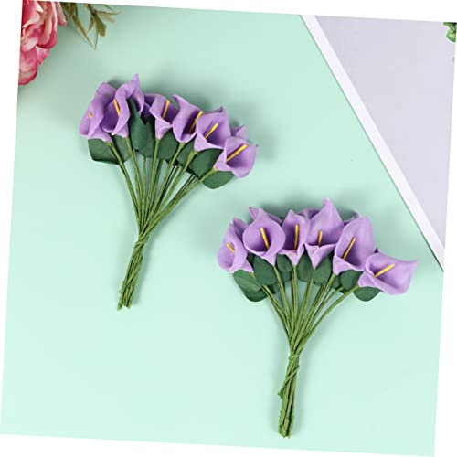 PRETYZOOM Confezione Da 5 Decorazioni Per La Casa in Plastica Con Fiori Finti Accessori Per Foto Vasi Decorativi