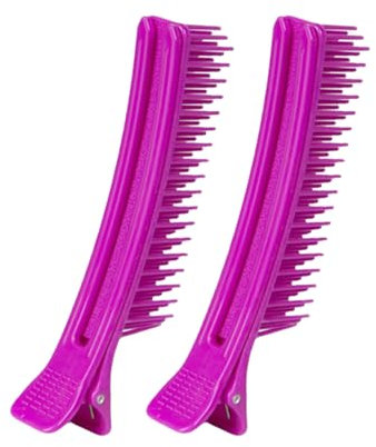 2 Stück Haarspangen Multifunktionale Haarspangen Friseur Styling Clips Haarschneide-Clips zum Stylen von Haaren