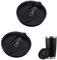 2Pcs 20oz Tumbler Replacement Lids for Travel Cups, Spill-Proof Skinny Cup Covers for Mouth Tumbler Cup, Cup Lids Suitable for Travel Outdoor Activities (Black)