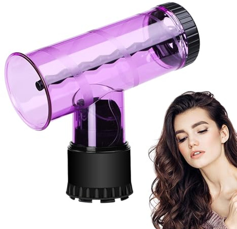 Curling Wand, Blow Dryer Diffuser Attachment, Stylings Tool Medium Long | Hair, Curler Waver Set for Women, Easy Curlings Solution Styling Zubehör, 8,07 Zoll
