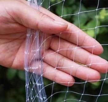 DOINEUFL Katzennetz für Balkon Ohne Bohren, 10x3m Transparent Katzennetz Drahtverstärkt Reißfest und Langlebig, Katzennetz Fenster für Terrasse, Fenster und Türen