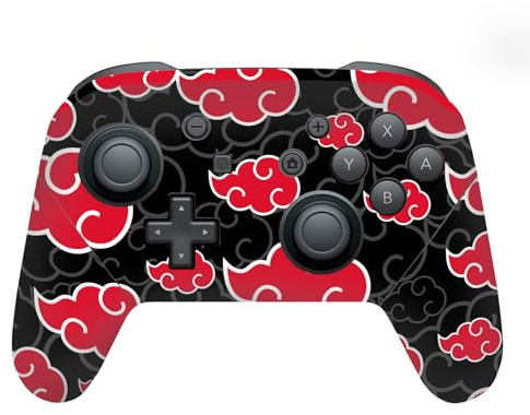 Head Case Designs Offizielle Naruto Shippuden Akatsuki Ikonisch Vinyl Haut Gaming Aufkleber kompatibel mit Nintendo Switch Pro Controller
