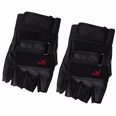 YCQYM PU-Leder Pro Gewichtheben Gym Sporthandschuhe für Fitness