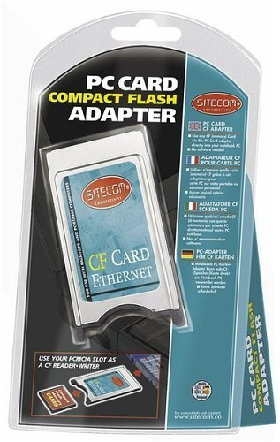 Sitecom PC-201 PC-Card (PCMICA) Compact Flash Adapter