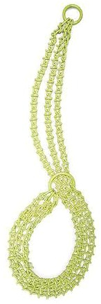 Brush Grubber Heavy Duty Shrub Clump Tree Log Metal Chain Grubber Tool, Use with ATVs and UTVs, Green