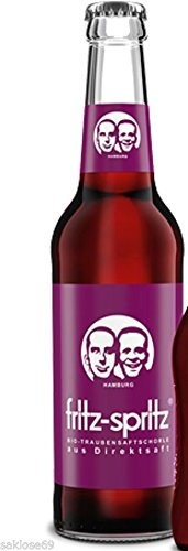 12 Flaschen Fritz Spritz Bio Traubensaftschorle aus Direktsaft 0,80€ Pfand
