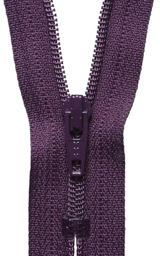 YKK Coil Zip, No. 265 Dark Berry, 36 cm Length