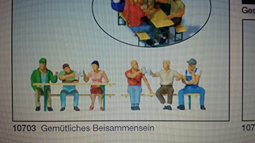 Preiser 10703 gmütliches Beisammensein 1:87