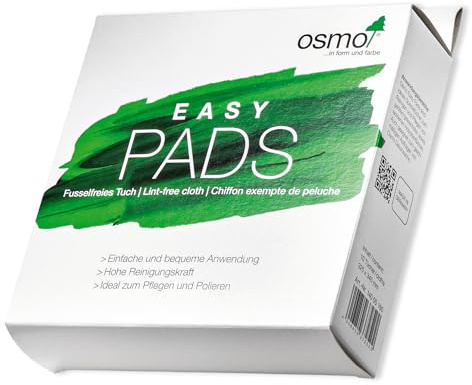 Osmo Easy Pads - Pack of 10 - for Applying Wood Oils & Cleaning Wood