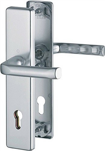 HOPPE Schutzgarnitur London 113/2221A/2440 Alu.F2 92mm 67-72mm