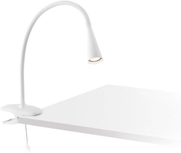 Faro Barcelona 52059 - LENA Lampe avec pince blanche